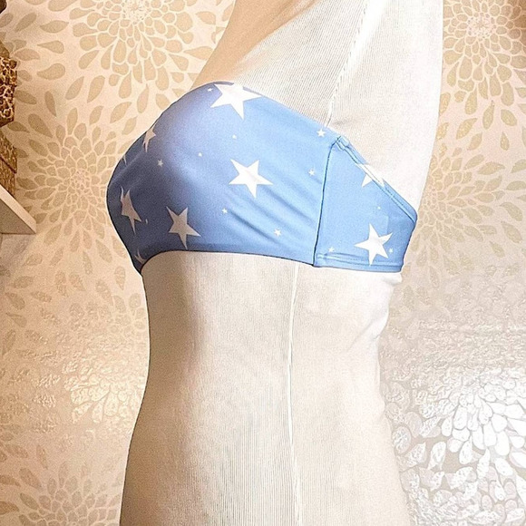 Shein Bandau Bathing Suit Star Top (ONLY) - Picture 3 of 4